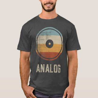 Analoge Vinyl Retro Muziek Liefhebber Vintage Reco T-shirt
