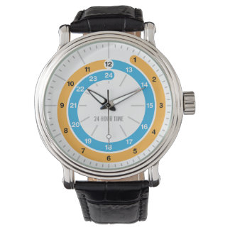 Analoog 24-uurs horloge