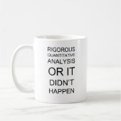 Analyse quantitative rigoureuse - blanc tasse de (Gauche)