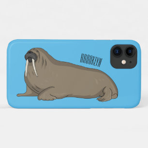 Analyse Walrus cartoon iPhone 11 Hoesje