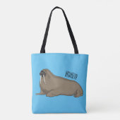 Analyse Walrus cartoon Draagtas (Achterkant)