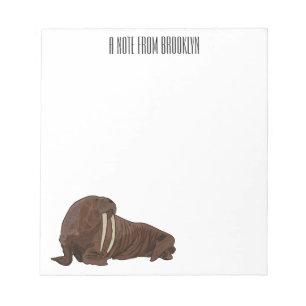 Analyse Walrus cartoon Notitieblok