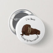 Analyse Walrus cartoon Ronde Button 5,7 Cm (Voorkant /achterkant)