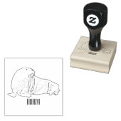 Analyse Walrus cartoon Rubberstempel (Gestempeld)