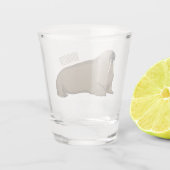 Analyse Walrus cartoon Shot Glas (Achterkant)