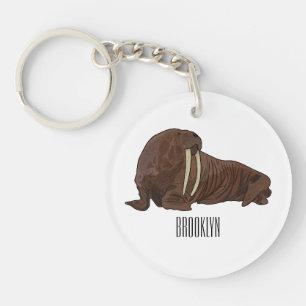 Analyse Walrus cartoon Sleutelhanger
