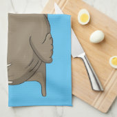 Analyse Walrus cartoon Theedoek (Quarter Fold)