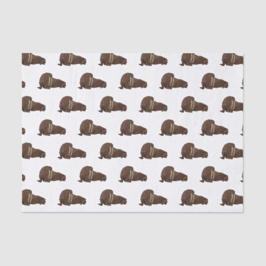 Analyse Walrus cartoon Tissuepapier (Voorkant)