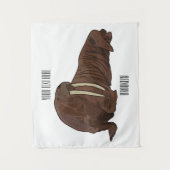 Analyse Walrus cartoon Wandkleed (Voorkant)