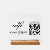 Analyse Wi-Fi de code QR pour connecter le blanc p (Recto)