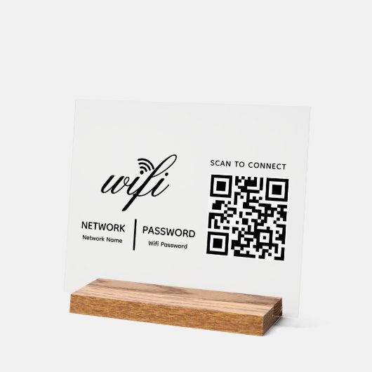 Analyse Wi-Fi de code QR pour connecter le blanc p (Angle)
