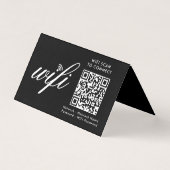 Analyse Wi-Fi de code QR pour connecter le noir de (Front)