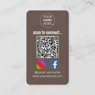 Analyser pour connecter le Carte de visite