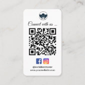 Analyser pour connecter le Carte de visite | Faceb (Devant)