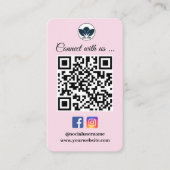 Analyser pour connecter le Carte de visite | Faceb (Devant)