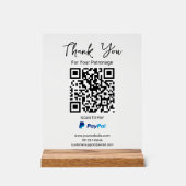 Analyser pour payer le code QR | Paiement Paypal (Recto)