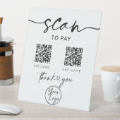 Analyser pour payer le code QR Panneau Pedestal bl (In SItu)