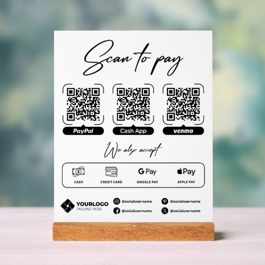 Analyser pour payer le paiement du code QR de sign (Neutre)