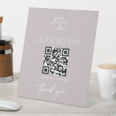 Analyser pour payer le panneau d'entreprise rose p (In SItu)