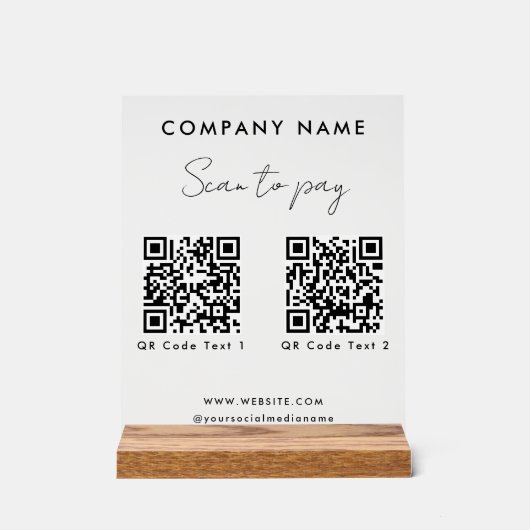 Analyser professionnel pour payer 2 codes QR site  (Recto)