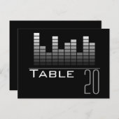 Analyseur de spectre gris Numéro de tableau Carte (Devant / Derrière)