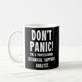 Analyst van technische support koffiemok
