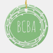 analyste de comportement, bcba, don bcba, ornement (Dos)