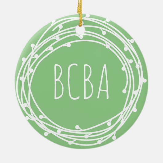 analyste de comportement, bcba, don bcba, ornement (Dos)