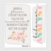 analyste de comportement, cadeau ABA, autocollants (Feuille)