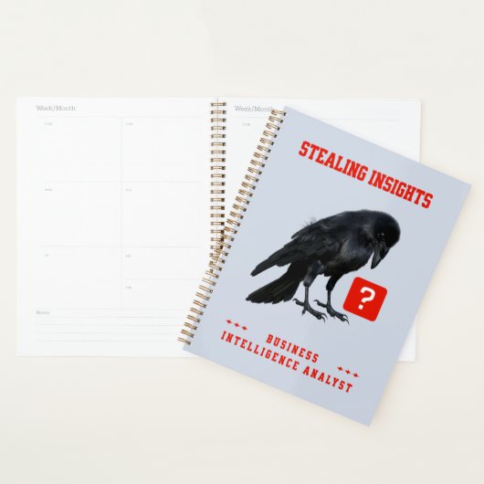 Analyste en intelligence d'affaires Crow (Devant avec enveloppe)