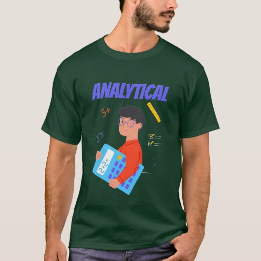 Analytical funny t-shirt (Voorkant)