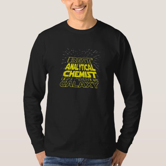 Analytische chemicus Cool Galaxy Job T-shirt (Voorkant)