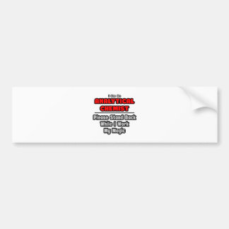 Analytische chemicus...werk mijn magie bumpersticker
