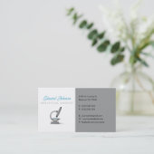 Analytische scheikundige | Wetenschapsmicroscoop Visitekaartje (Staand voorkant)