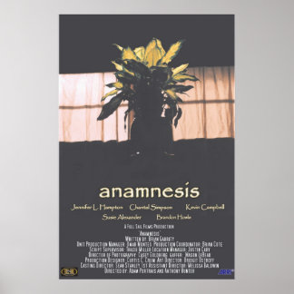 Anamnesis Poster