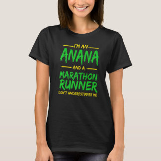 Anana en Marathon Runner Running Humor Sprinting T-shirt