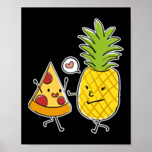 anananas pizza Hawaiian Pizza anananas op Pizza Poster