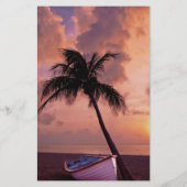 anananasappelmoerdessert kleurrijk tropisch flyer (Achterkant)