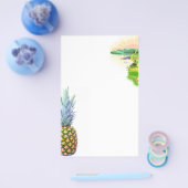 anananasappelmoerdessert kleurrijk tropisch flyer (Enkel)