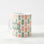  anananaspatroon | Monogram Koffiemok (Voorkant links)