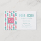  anananaspatroon | Monogram Visitekaartje (Voorkant)