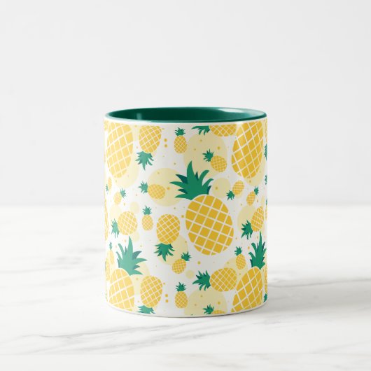 Ananas 11 oz Mok met twee tonen (Center)