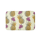 Ananas, aardbei textielontwerp. badmat (Voorkant)