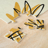 Ananas, aardbei  textielontwerp. legpuzzel (Zijkant)