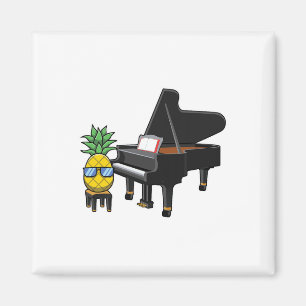 Ananas Aloha Stranden Hawaii Piano Gift - Pianis Magneet