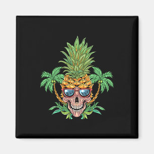 Ananas anananas Aloha strandt Hawaiian Flowers Haw Magneet