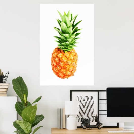 ananas, ananas poster, ananas canvas, poster (Thuiskantoor)