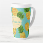 Ananas Aqua Latte Mok (Rechterhoek)