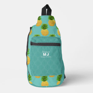 Ananas Aqua Sling Bag