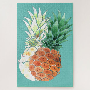 Ananas, aquarel . legpuzzel